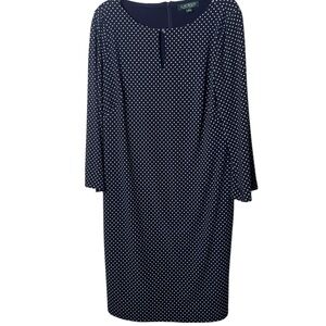 Ralph Lauren Dark Blue Long Sleeve Dress